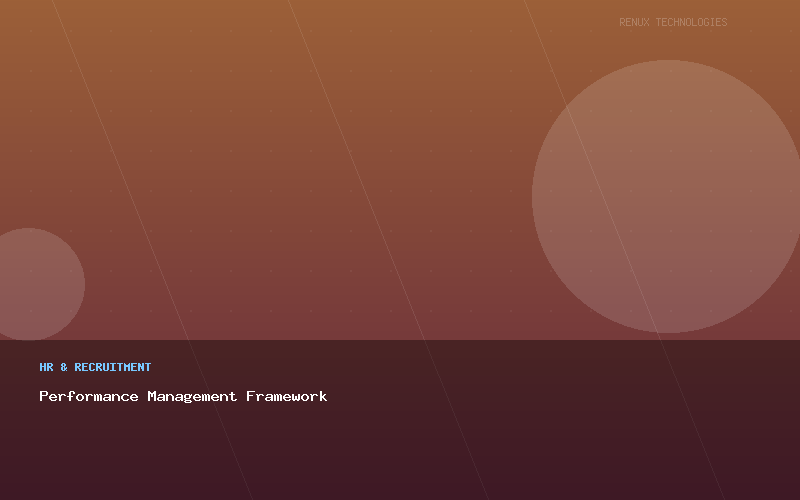 Performance Management Framework